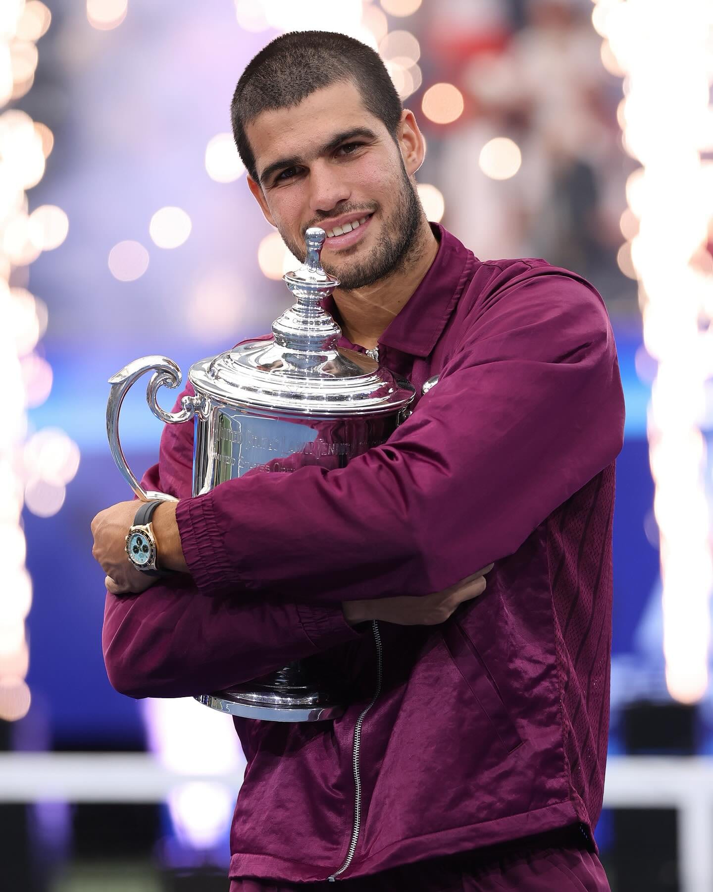 Carlos Alcaraz winning 2025 US Open